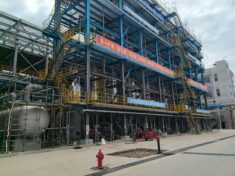 Steel structure pipe gallery