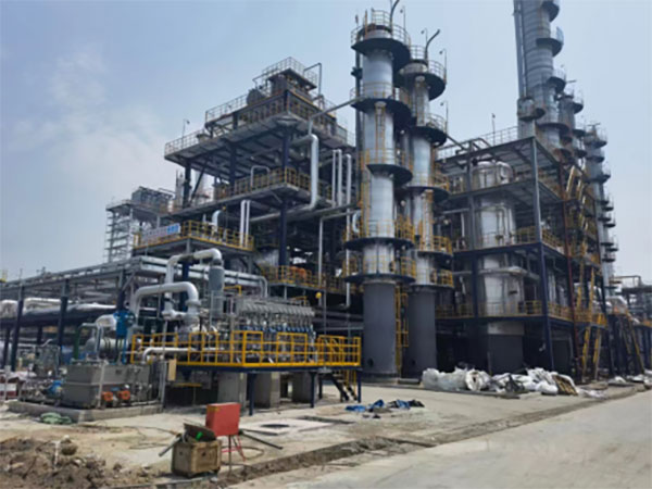 Steel structure pipe gallery