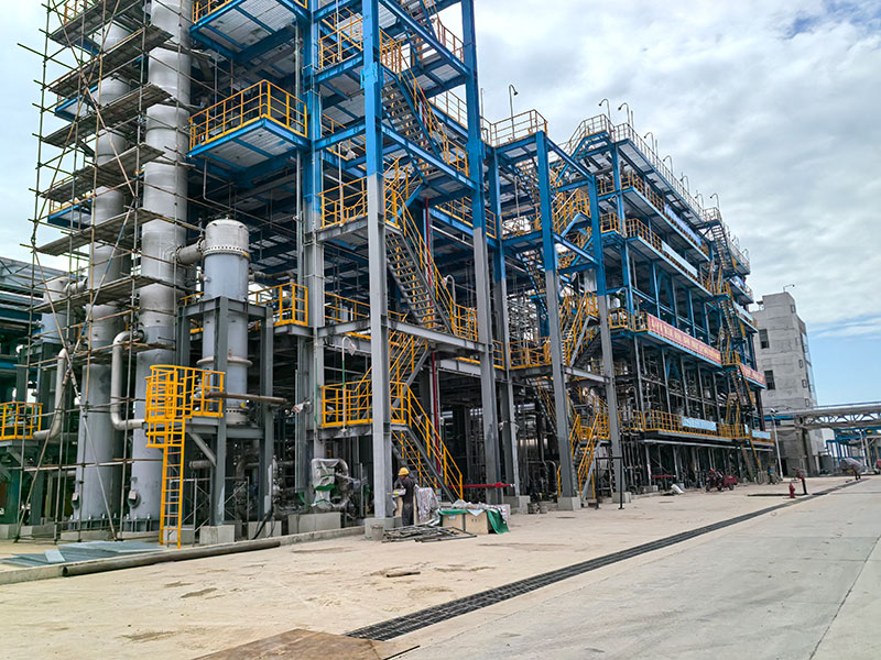 Steel structure pipe gallery