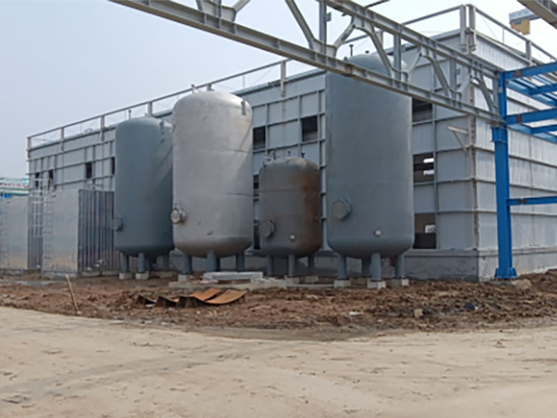 Steel structure pipe gallery