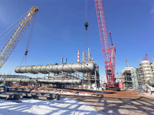 Steel structure pipe gallery