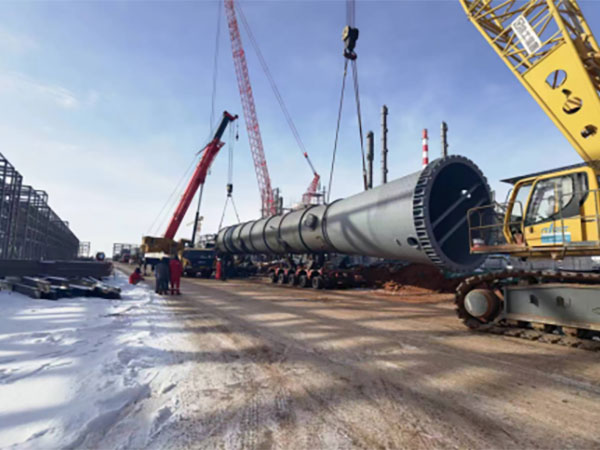 Steel structure pipe gallery